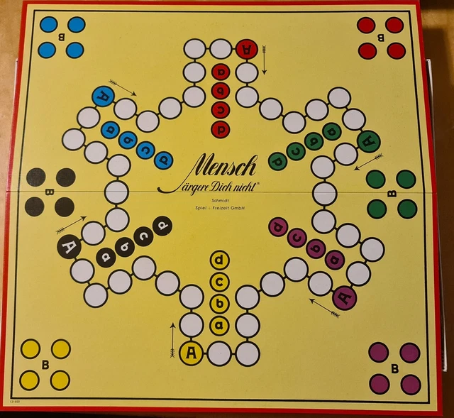 ORIGINAL! MENSCH ÄRGERE DICH NICHT - Schmidt mit extra großen