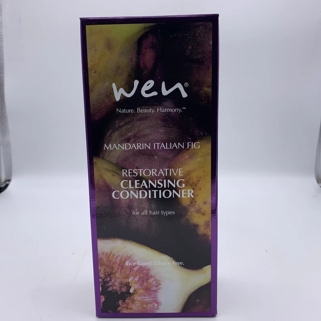 Wen Restorative Cleansing Conditioner Shampoo 16oz MANDARIN ITALIAN FIG  W PUMP