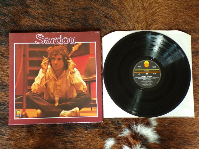 ANCIEN DISQUE VINYLE-LP-MICHEL SARDOU-Je ne suis pas mort je dors-33