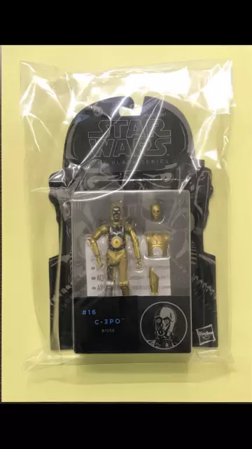 Star Wars Black Series Action Figure #16 C3- PO  Hasbro  10Cm SEALED.