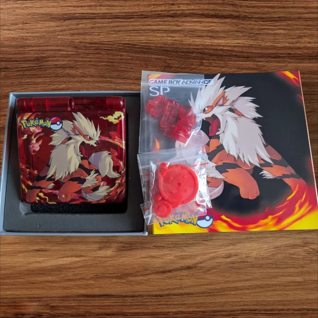 NINTENDO ARCANINE POKEMON Complete Shell Kit Game Boy Advance Sp Gba £ ...