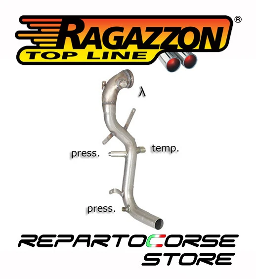 Ragazzon Tubo Sost.catalizzatore E Fap Fiat Panda Ii 1.3Mjt Dpf Euro5 55.0223.00 Ragazzon Tubo Sost.catalizzatore E Fap Fiat Panda Ii 1.3Mjt Dpf Euro5 55.0223.00