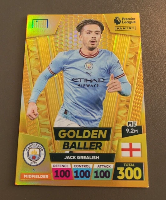 PANINI ADRENALYN XL Premier League 22/23 2023 GOLDEN BALLER JACK GREALISH 6 16.73 PicClick