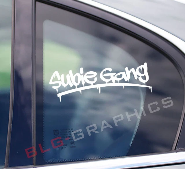 Subie Gang Sticker Vinyl Decal - Wagon, JDM, Import, Rally, Sport Style