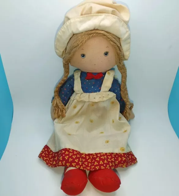 Vintage Holly Hobbie Knickerbocker Rag Doll Bi-Centennial 1976 Commemorative 12"