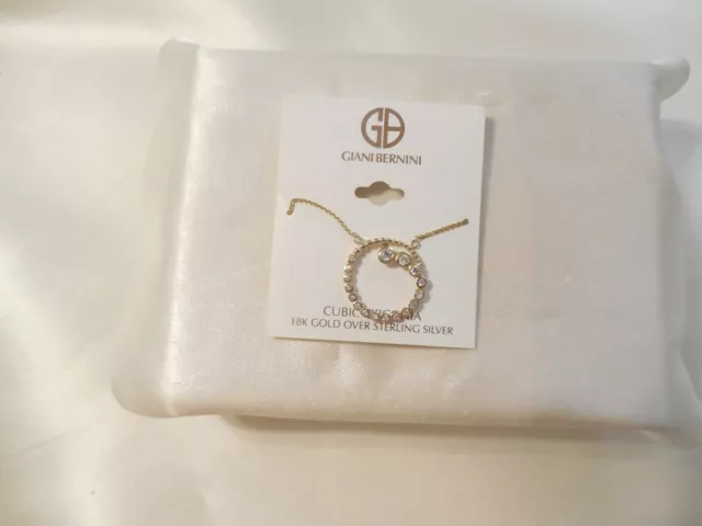 Giani Bernini 18k Gold/Sterling Silver Spiral Journey Pendant Necklace F531 $120