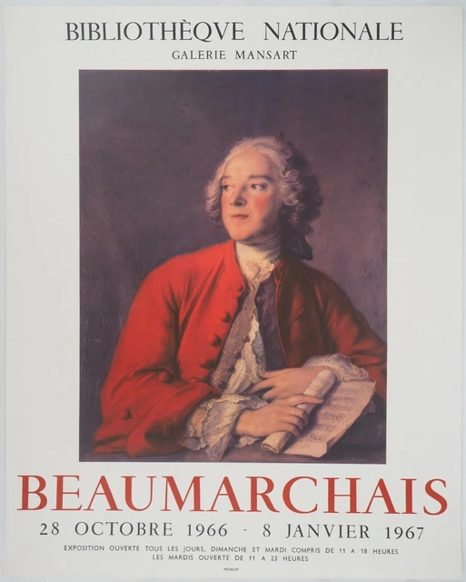Affiche D'art Lithographique Mourlot 1956 - Manuscrits à Peintures / Bibliothèque Nationale - Style Années 50