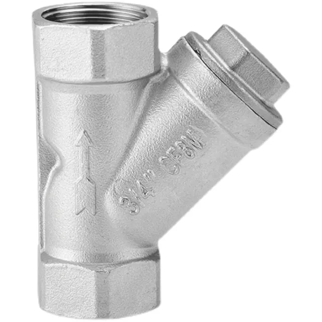 1/4" 3/8" 1/2" -4" BSPT NPT Female Stainless Inline Y Type Filter Strainer Valve