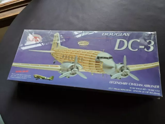 GUILLOW'S DOUGLAS DC-3 Model Kit Brand New $64.99 - PicClick