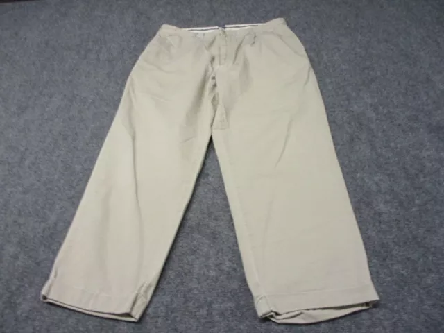 Polo Ralph Lauren Pleated Pants Men's TAG 38X30 MEAS 36x30 BEIGE Straight Leg