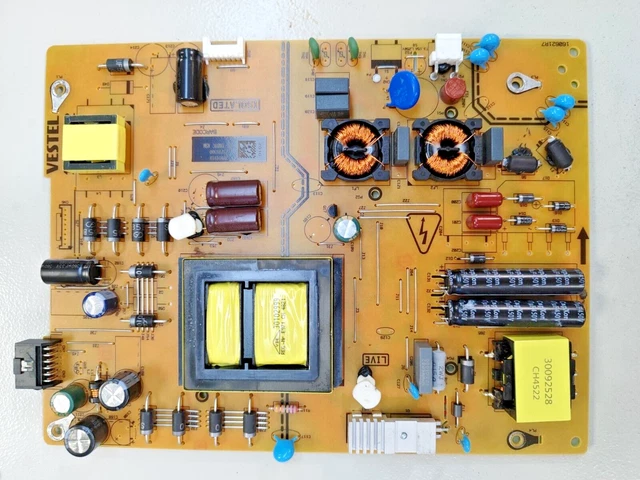 Carte Alimentation (Power Board) Pour TV Toshiba 55UF3D63DA - Modèle Vestel 17IPS72, Occasion Fonctionnelle