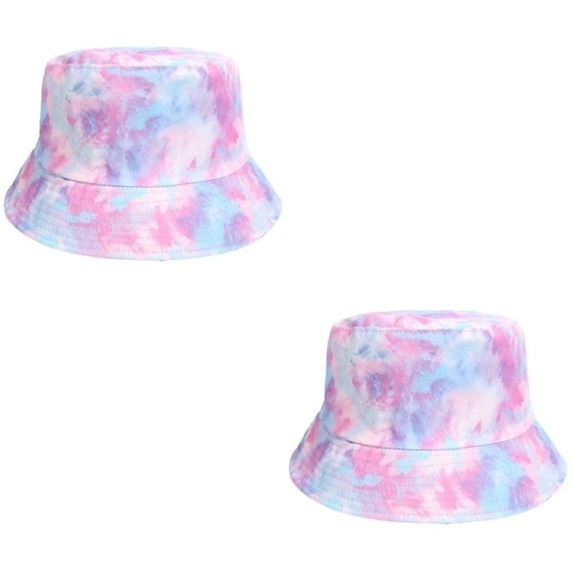 2 Pack Hunting Hat Summer Hats Men Summer Hats Women Beach Tie-dye