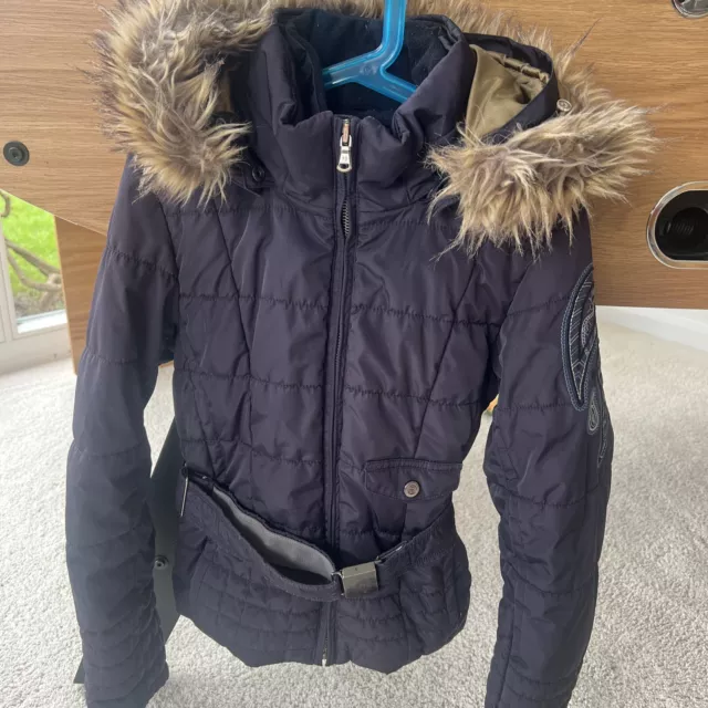 Poivre Blanc Junior Girls Ski Jacket Blue  Age 10 Years