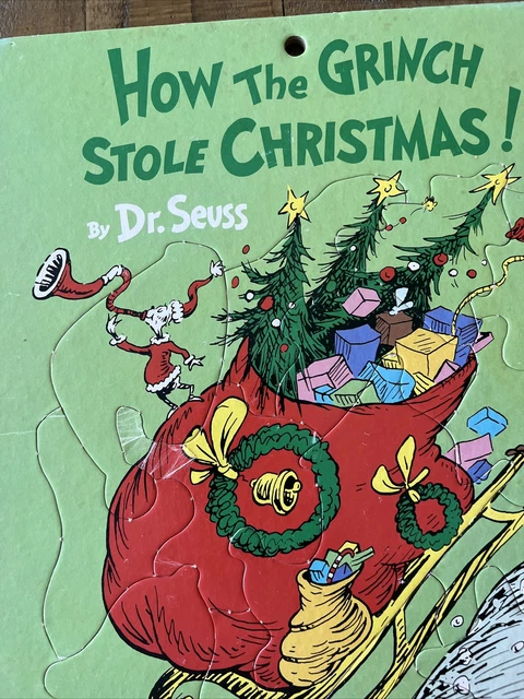 VINTAGE DR. SEUSS 1985 HOW THE GRINCH STOLE CHRISTMAS Puzzle Random