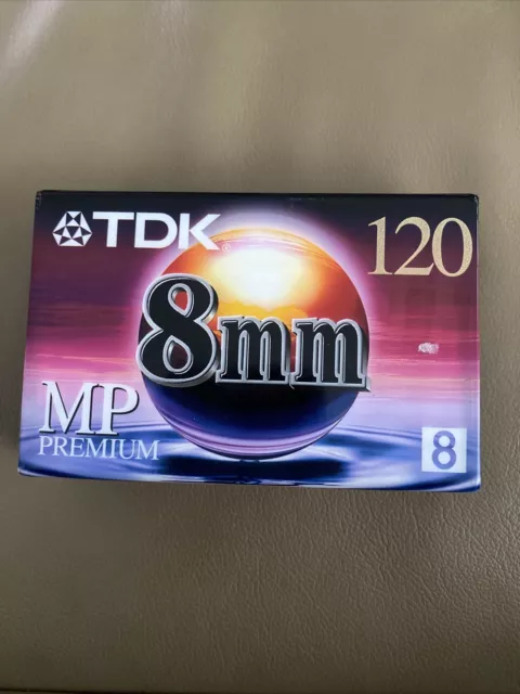 FREE SHIPPING. TDK 8mm 120 MP Premium Camcorder Video Tape TDK 120MP Sealed