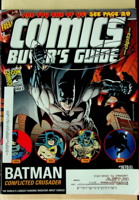 Comic Buyer's Guide #1670 Oct 2010 - Krause Publications