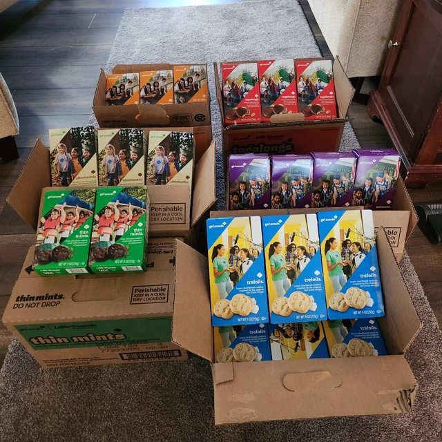 GIRL SCOUT COOKIES 2024 Thin Mints by the case 45.00 PicClick