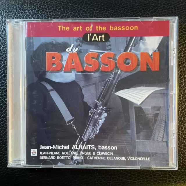 I’Art du bassoon CD 2007,ARION🔝 Sammlerstück/Vivaldi/Mozart/Bach/Du￼tilleux•••