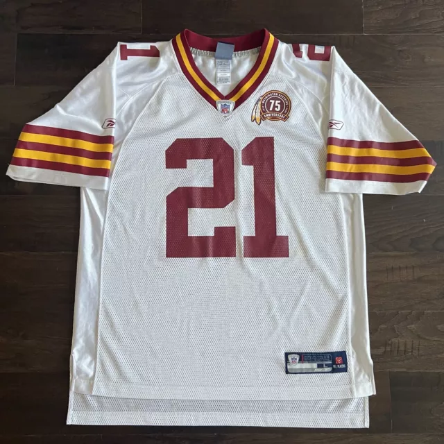 Sean Taylor #21 Chris Cooley #47 Washington Redskins 2007 Reebok Jerseys Sz L