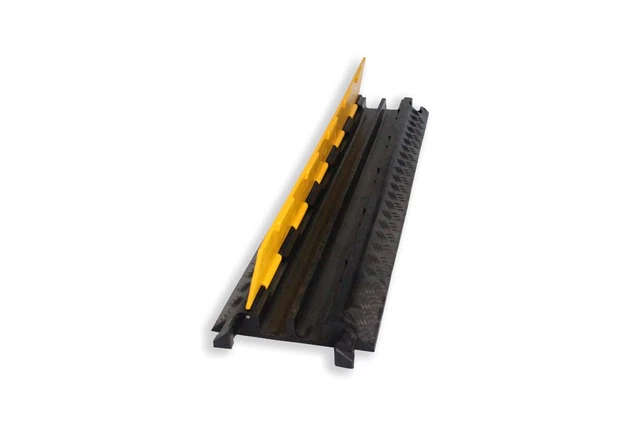 2 canali | ponte cavi | rampa di attraversamento | tubo a D | protezione cavi | 7,5 t | WOW