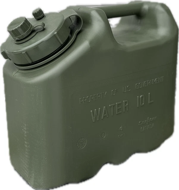 US ARMY SCEPTER Military 10L Water Can Jeep Water Canister Water