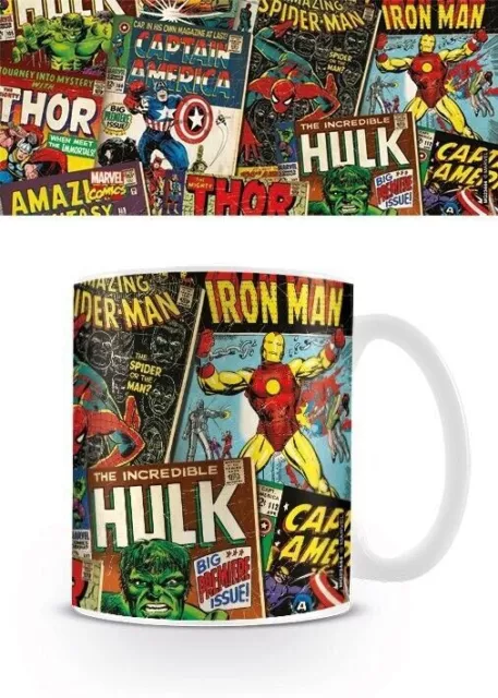 Vintage Marvel Superhelden Tasse