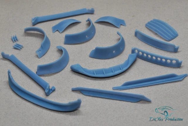 1 24 3d Print Volkswagen Beetle Widebody Kit Fortamiya 34 32 Picclick Uk