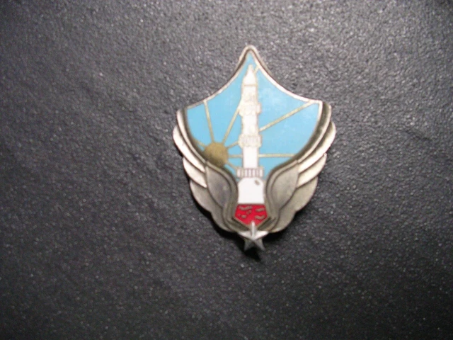Insigne ALAT Commandement – Vintage, Bleu Translucide, Delsart Original (France)
