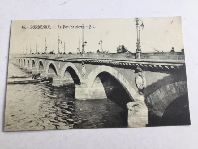 CPA (33) Gironde - Bordeaux - Le pont de pierre