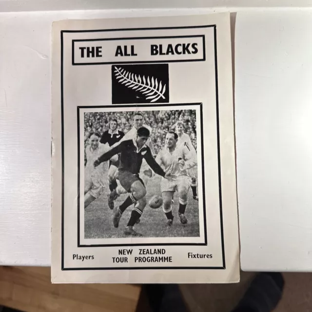 The All Blacks New Zealand Tour Programme 1967