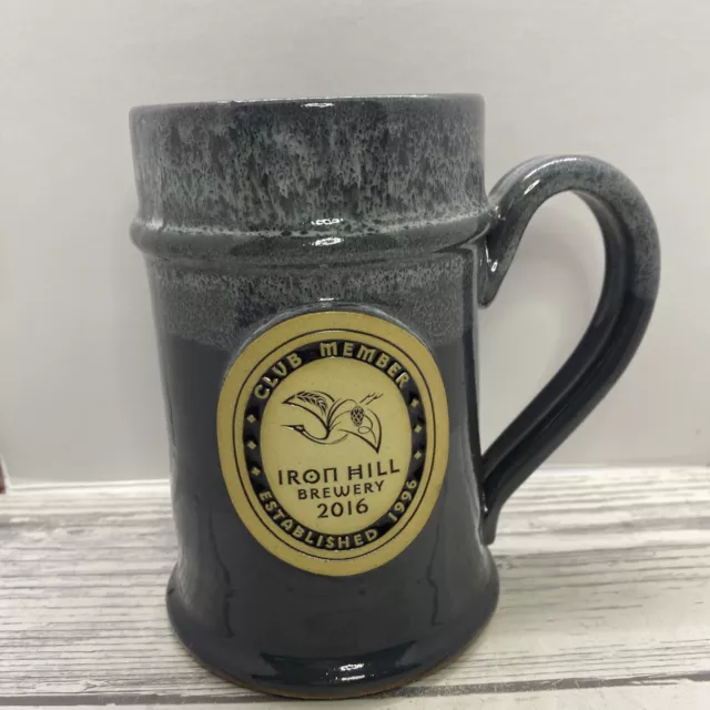 IRON HILL Brewery 2016 Mug Club Member Stoneware Beer Mug