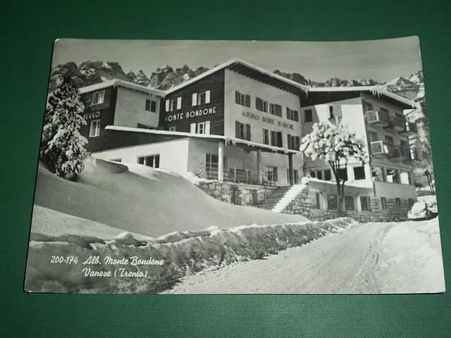 Cartolina Vaneze (Trento) - Albergo Monte Bondone 1957