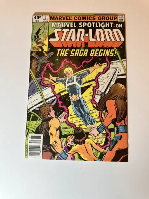 Marvel Spotlight #6 Newsstand 1st App Origin Of Starlord Guardians Of The Galaxy