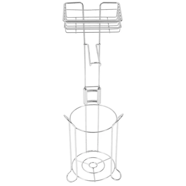 Étagère À Papier Porte Papier Toilette Salle De Bain Support De Toilette Métal
