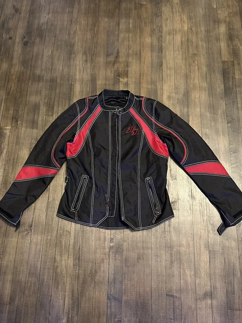 Harley davidson women's clearance scroll skull jacket