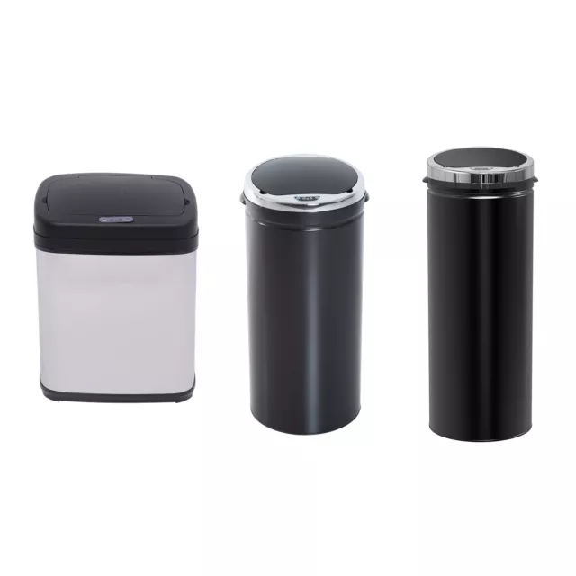 Stainless Steel Automatic Sensor Dustbin Rubbish Waste Bin Kitchen Trash Can New