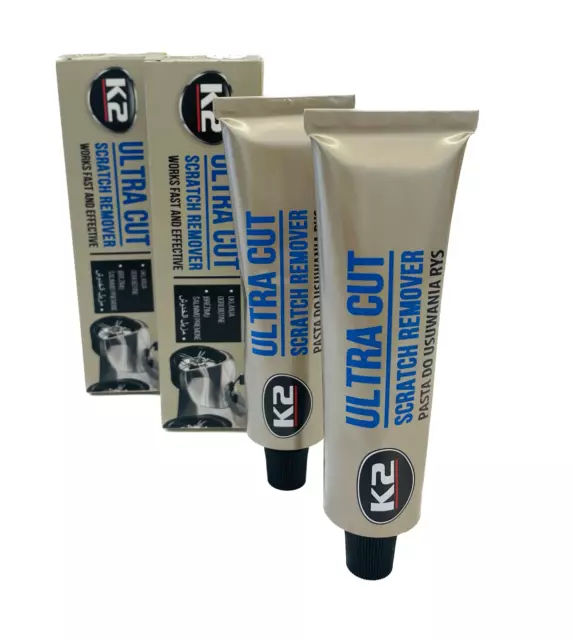 2x K2 K002 Ultra Cut SCHLEIFPASTE Politur Kratzerentferner AUTO Polierpaste 100g