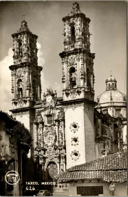 RPPC Taxco Mexico Cathedral Real Photo Postcard
