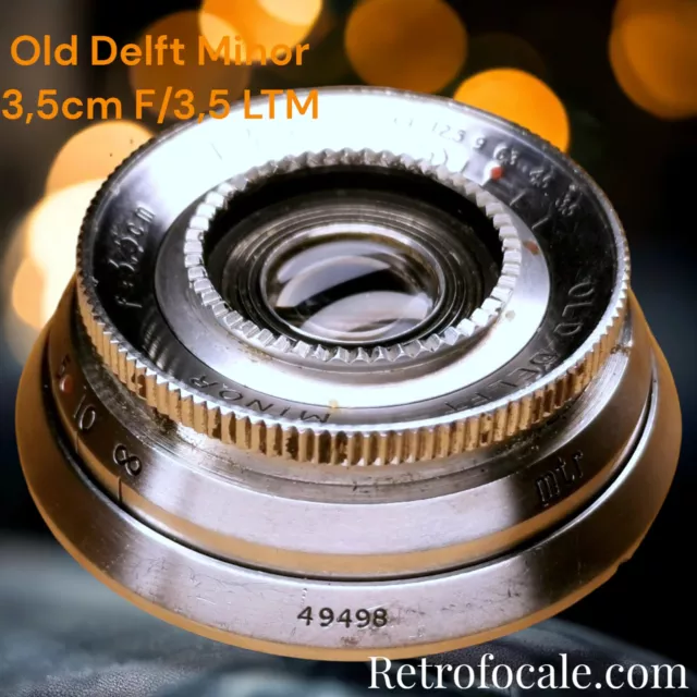 🖤 Old Delft Minor 3.5cm F/3.5 Leica ltm🖤   by  Retrofocale.com 3