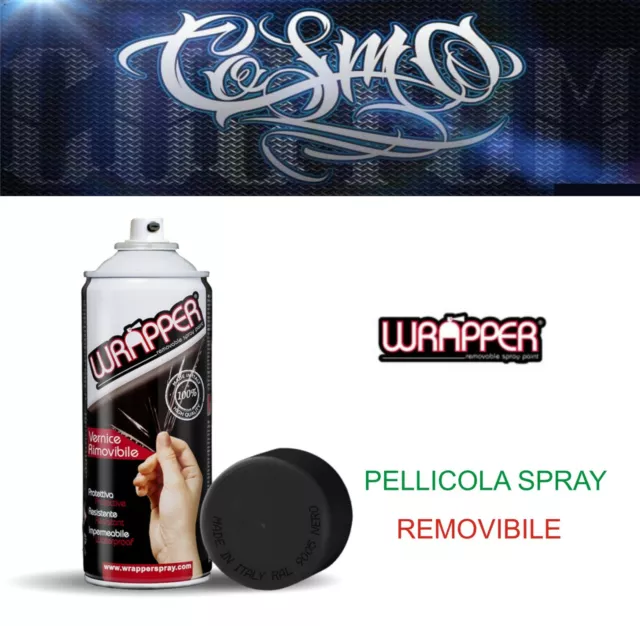 VERNICE REMOVIBILE WRAPPER Pellicola Spray 400ml Wrapping Tuning Cerchi  Auto EUR 18,00 - PicClick IT