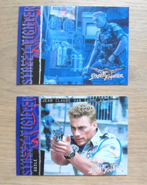 VideoGameArt&Tidbits on X: Two Street Fighter (movie) trading cards -  Dhalsim and Vega.  / X