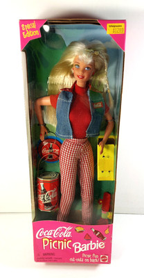 mattel coca cola picnic barbie 1997
