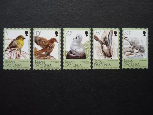 Tristan Da Cunha. 1988. Fauna Of Nightingale Island. Sg 443 - 447. Mnh