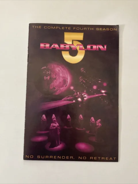 Babylon 5 Season 4 Replacement Insert (Booklet) Episode Guide Only NO DISCS