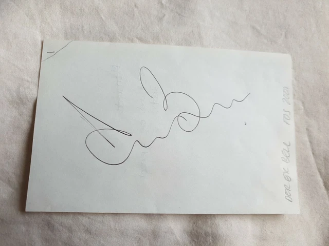 Derek Bell Le Mans Driver Winner Hand Signed Signature Autograph Goodwood FOS