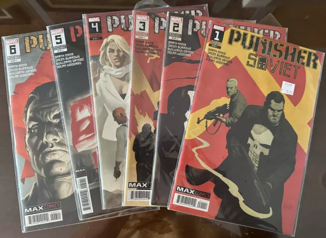 Punisher Soviet #1-6 (2019 Marvel Comics) 1 2 3 4 5 6 Complete Set