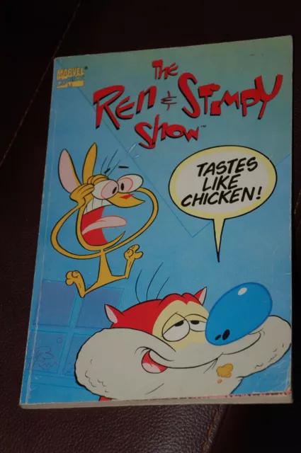 THE REN & STIMPY SHOW - TASTES LIKE CHICKEN, Marvel Comics graphic novel 1995