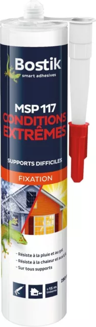 Colle Mastic Pro Ms Polymere Fixation Soumis A Conditions Extrêmes Msp117 Bostik