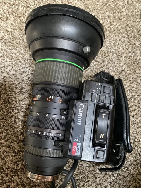 Canon Bctv Zoom Lens For Broadcasting Yh17x7 7-119mm 1:1.4 Tested Works