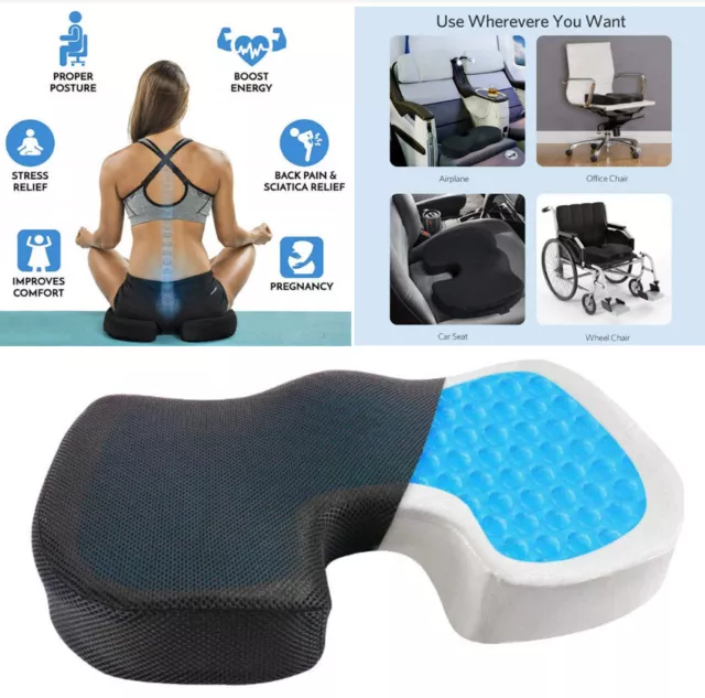 Coccyx Cushion Seat Orthopaedics Memory Foam Relieve Sciatica,Back Tailbone Pain